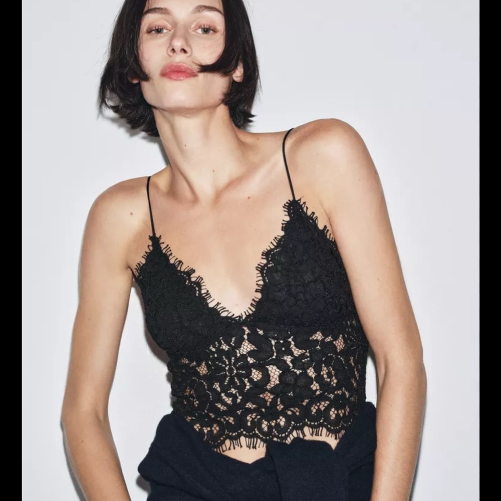 Zara Lace top